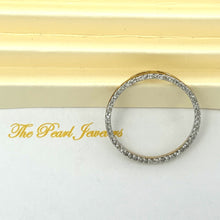 Load image into Gallery viewer, 14K Solid Yellow Gold Circle Diamond Pendant Necklace