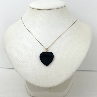 14k-Solid-Yellow-Gold-Flat-Plane-Love-Heart-Black-Onyx-Pendant-2100311