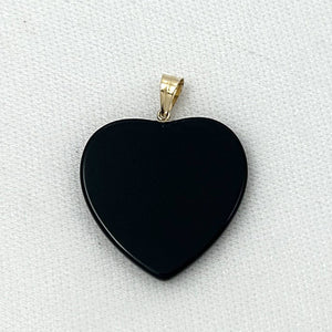 14k-Solid-Yellow-Gold-Flat-Plane-Love-Heart-Black-Onyx-Pendant-2100311