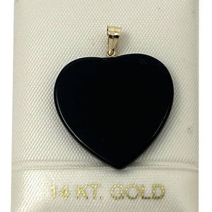 14k-Solid-Yellow-Gold-Flat-Plane-Love-Heart-Black-Onyx-Pendant-2100311