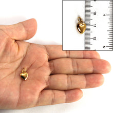 Load image into Gallery viewer, 14K Solid Yellow Gold Heart Charm Pendant