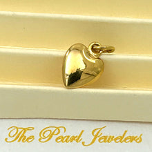 Load image into Gallery viewer, 14K Solid Yellow Gold Heart Charm Pendant