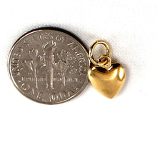 Load image into Gallery viewer, 14K Solid Yellow Gold Heart Charm Pendant