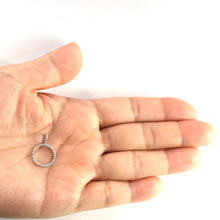Load image into Gallery viewer, 14k White Gold Circle Diamond Pendant (46 Stones)