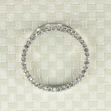 Load image into Gallery viewer, 14k White Gold Circle Diamond Pendant