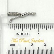 Load image into Gallery viewer, 14k Solid White Gold Diamond Golf Bag Pendant Necklace