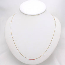 Load image into Gallery viewer, 14k Yellow Gold 0.6mm Classic Box Chain Necklace (16” or 18”)