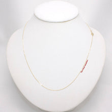 Load image into Gallery viewer, 14k Yellow Gold 0.9mm Flat Round Cable Chain Necklace