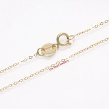 Load image into Gallery viewer, 14k Yellow Gold 0.9mm Flat Round Cable Chain Necklace