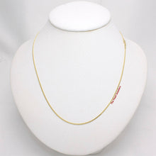 Load image into Gallery viewer, 14k Yellow Gold 1.2mm Flat Wheat Chain Necklace (16” or 18”)