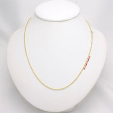 Load image into Gallery viewer, 14k Yellow Gold 1.9mm Micro Rolo Chain Necklace (16” or 18”)