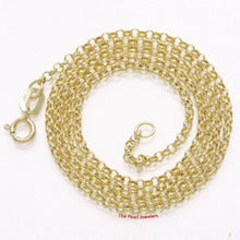 Load image into Gallery viewer, 14k Yellow Gold 1.9mm Micro Rolo Chain Necklace (16” or 18”)
