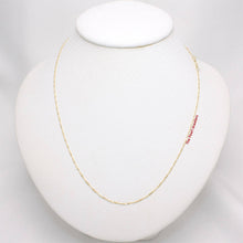 Load image into Gallery viewer, 14k Yellow Gold 1.0mm Sparkling Singapore Chain Necklace