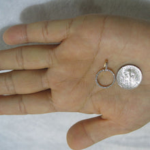 Load image into Gallery viewer, 14k Yellow Gold Circle 46 Diamond Pendant