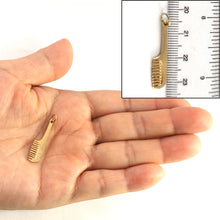 Load image into Gallery viewer, 14k Yellow Gold Comb Charm Pendant