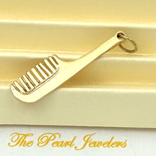 Load image into Gallery viewer, 14k Yellow Gold Comb Charm Pendant