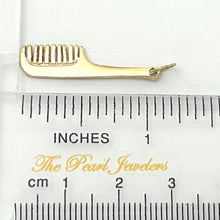 Load image into Gallery viewer, 14k Yellow Gold Comb Charm Pendant