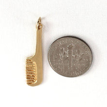 Load image into Gallery viewer, 14k Yellow Gold Comb Charm Pendant