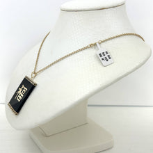Load image into Gallery viewer, Good Luck Black Onyx Pendant 14k Yellow Gold