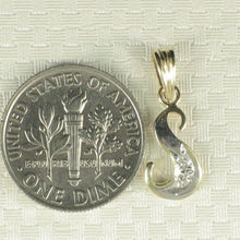 Load image into Gallery viewer, 14k Yellow Gold Initial S Pendant with Diamonds