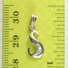 Load image into Gallery viewer, 14k Yellow Gold Initial S Pendant with Diamonds