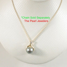 Load image into Gallery viewer, 14k Yellow Gold Octopus Black Tahitian Pearl &amp; Diamond Pendant