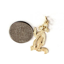 Load image into Gallery viewer, 14k Yellow Gold Rabbit Pendant Charm