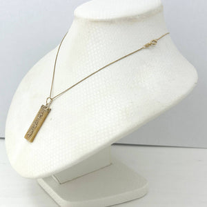 14k Yellow Gold Yellow Jade Love, Joy & Longevity Pendant
