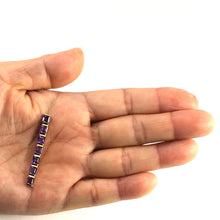 Load image into Gallery viewer, 14K Yellow Gold Amethyst Bar Pendant