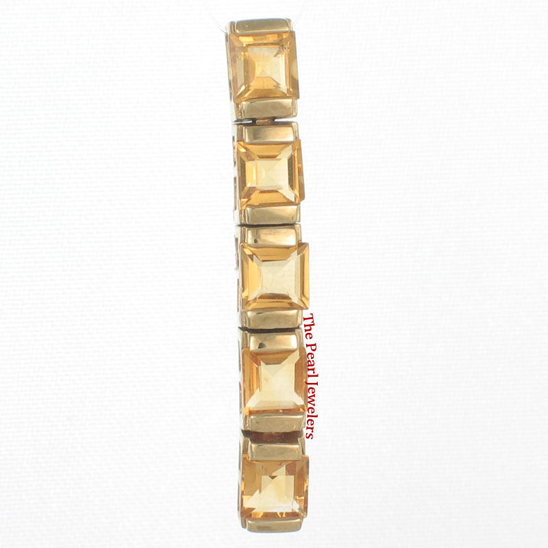 14K Yellow Gold Five-Stone Citrine Pendant