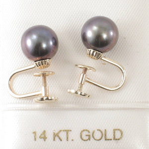 14k-yellow-gold-french-screw-back-black-pearl-1000725
