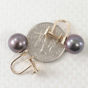 14k-yellow-gold-french-screw-back-black-pearl-1000725