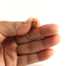 Load image into Gallery viewer, 14K Yellow Gold Script Initial E Pendant Charm
