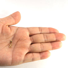 Load image into Gallery viewer, 14K Yellow Gold Script Initial E Pendant Charm