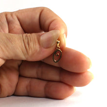 Load image into Gallery viewer, 14K Yellow Gold Script Initial O Pendant Charm