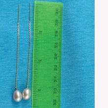 Load image into Gallery viewer, 14k Yellow Gold Lavender Raindrop Pearl Drop Earrings