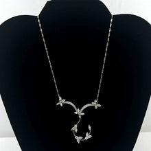 Load image into Gallery viewer, 18K Solid White Gold Diamond Necklace – 2.80 Carat