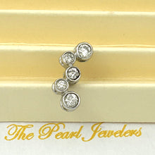 Load image into Gallery viewer, 18k Solid White Gold Diamond Pendant Charm
