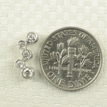 Load image into Gallery viewer, 18k Solid White Gold Diamond Pendant Charm