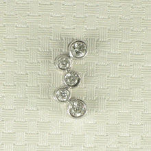 Load image into Gallery viewer, 18k Solid White Gold Diamond Pendant Charm