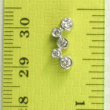 Load image into Gallery viewer, 18k Solid White Gold Diamond Pendant Charm