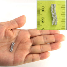Load image into Gallery viewer, 18k Solid White Gold Multi-Diamond Pendant Necklace