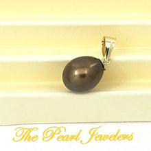 Load image into Gallery viewer, AAA Chocolate Freshwater Pearl Pendant – 14k Yellow Gold