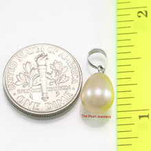 Load image into Gallery viewer, AAA Romantic Pink Pearl Pendant – 14k White Gold + Chain Options