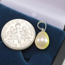 Load image into Gallery viewer, AAA Romantic Pink Pearl Pendant – 14k White Gold + Chain Options