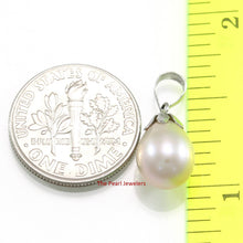 Load image into Gallery viewer, Pink Pearl Pendant – 14k White Gold Claw Bail