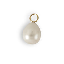 Load image into Gallery viewer, 9.5-10mm White Pearl; 14K Yellow Gold 5mm Eye Pin