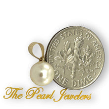 Load image into Gallery viewer, White Pearl Mini Pendant – 14k Yellow Gold