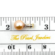 Load image into Gallery viewer, Pink Pearl Pendant – 14k Yellow Gold Mini Drop