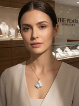 Load image into Gallery viewer, Baroque Pearl Pendant – 14k Yellow Gold with Diamond Bail